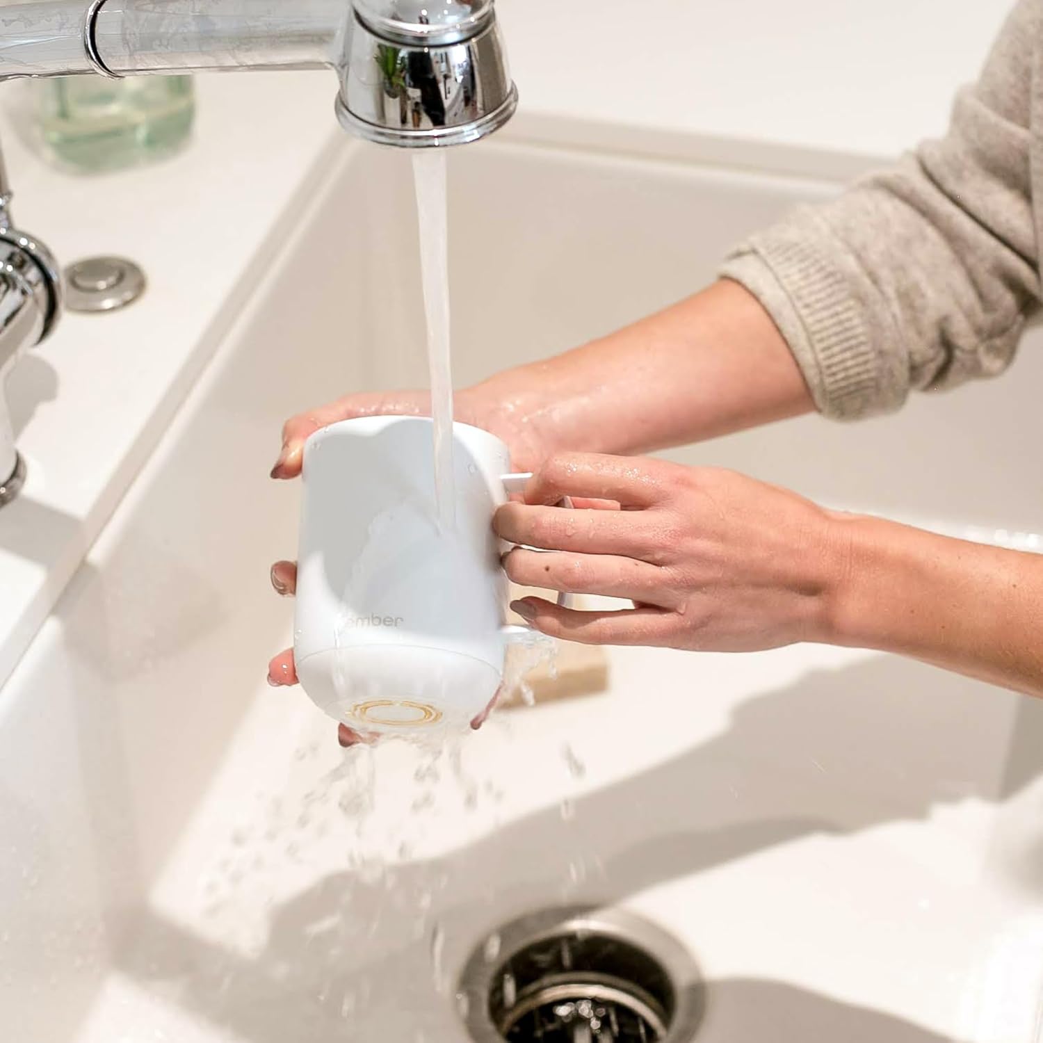 Tasse Intelligente Ember 414 ML : Contrôle Température LED, Application & Rechargeable - Blanc – Image 5