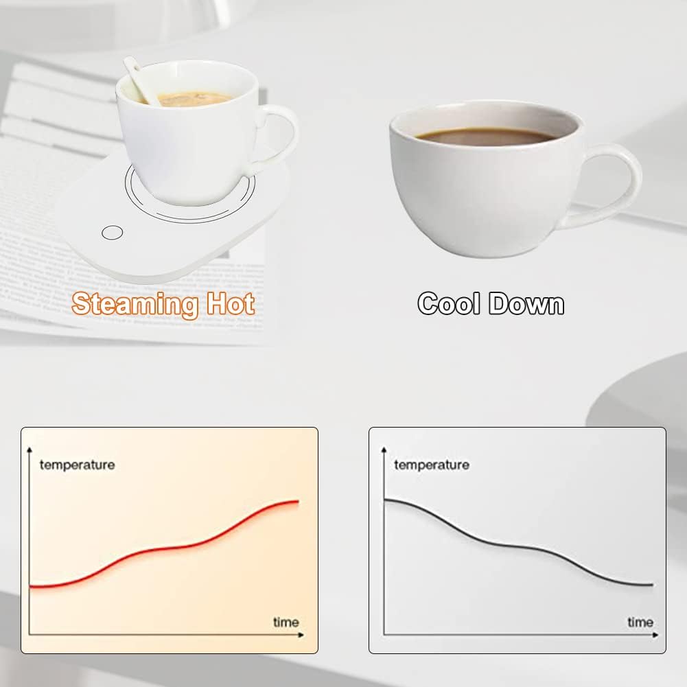 Chauffe-Tasse Électrique USB TUKNN – Idéal pour Café, Thé et Lait en Hiver – Image 5