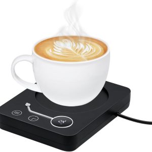 Réchauffeur de Tasse Mcbazel - Température 40°C à 75°C, Minuterie, Capteur de Gravité - Noir