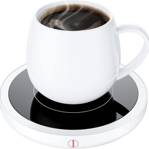 Chauffe-tasse USB électrique avec arrêt automatique - Idéal pour café, thé et autres boissons.