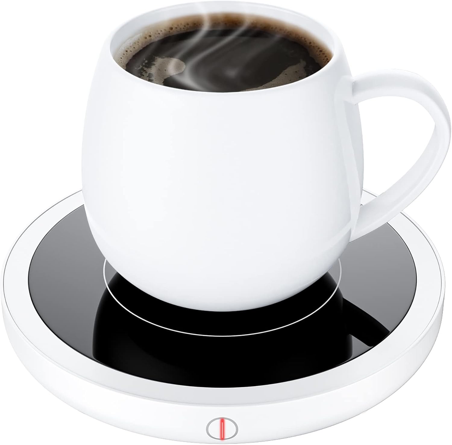 Chauffe-tasse USB électrique avec arrêt automatique - Idéal pour café, thé et autres boissons.