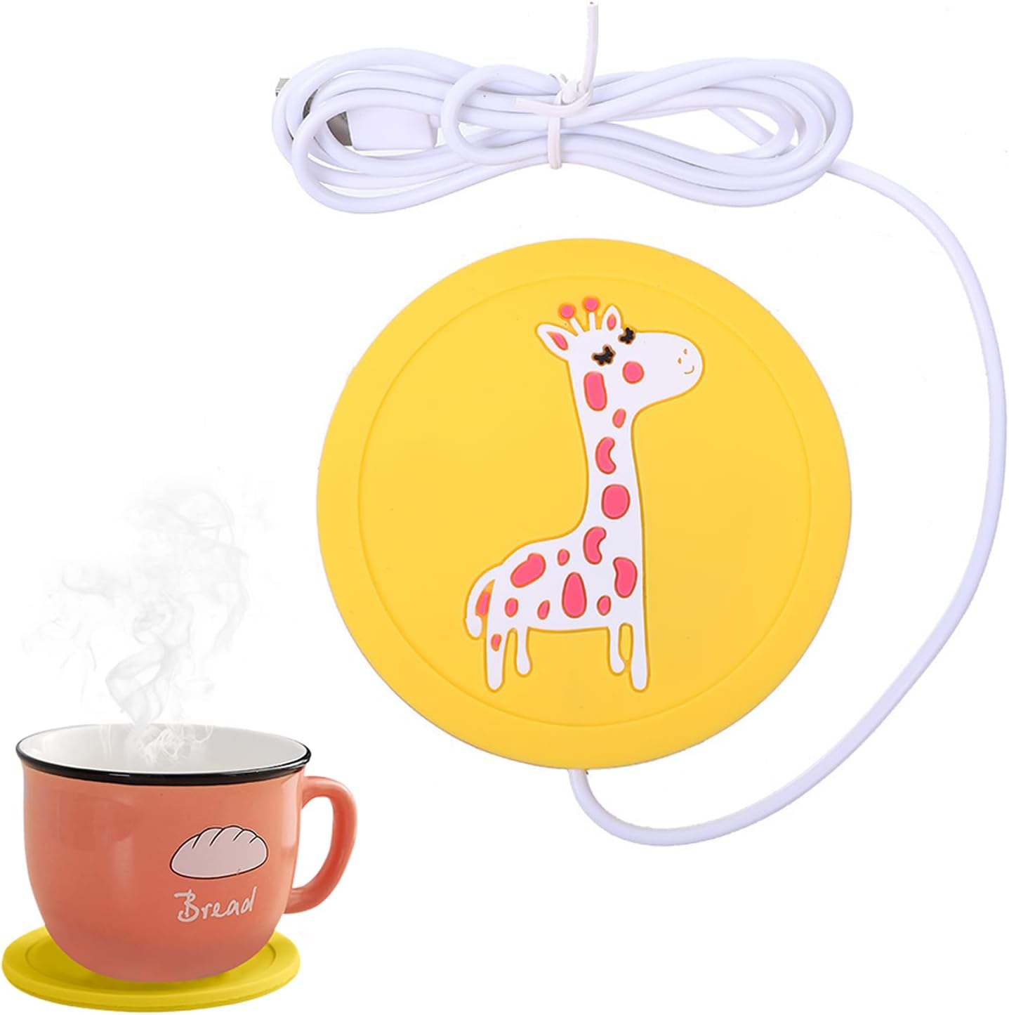 Chauffe-Tasse USB - Réchauffeur de Boissons pour Bureau et Maison