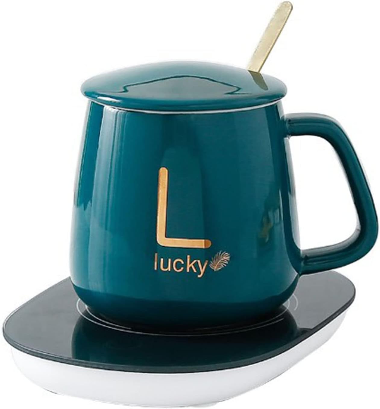 Chauffe-Tasse en Céramique 380 ML avec Contrôle de Température 55 °C - Idéal pour la Maison et l'École