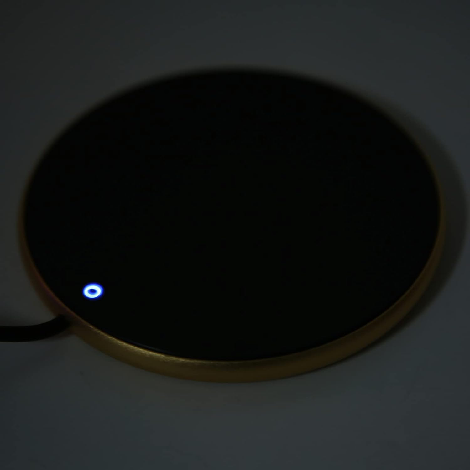 Chauffe-tasse USB intelligent avec interrupteur tactile - Ø 10,3 cm (doré) – Image 7