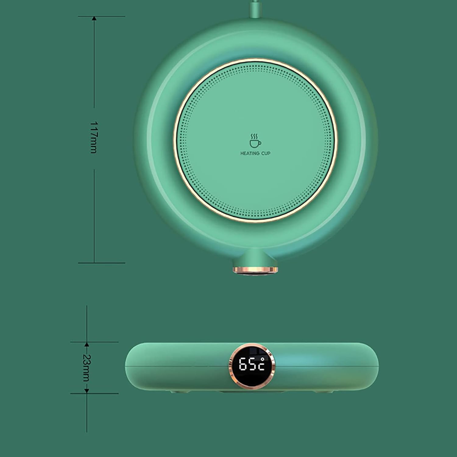 Chauffe Mug USB FAMYNGL - 3 Réglages de Température pour Café, Thé et Lait – Image 7