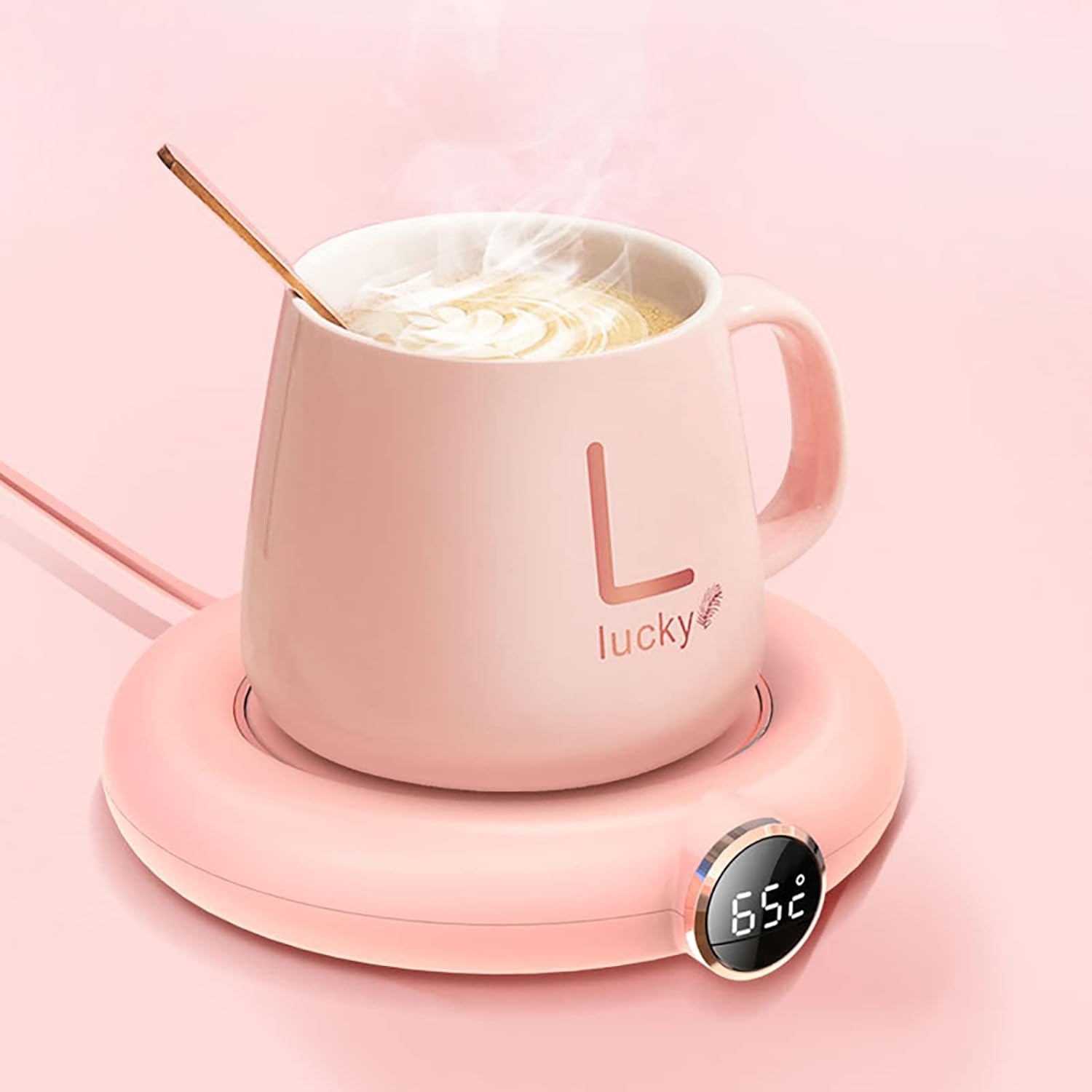 Chauffe Mug USB FAMYNGL - 3 Réglages de Température pour Café, Thé et Lait – Image 6