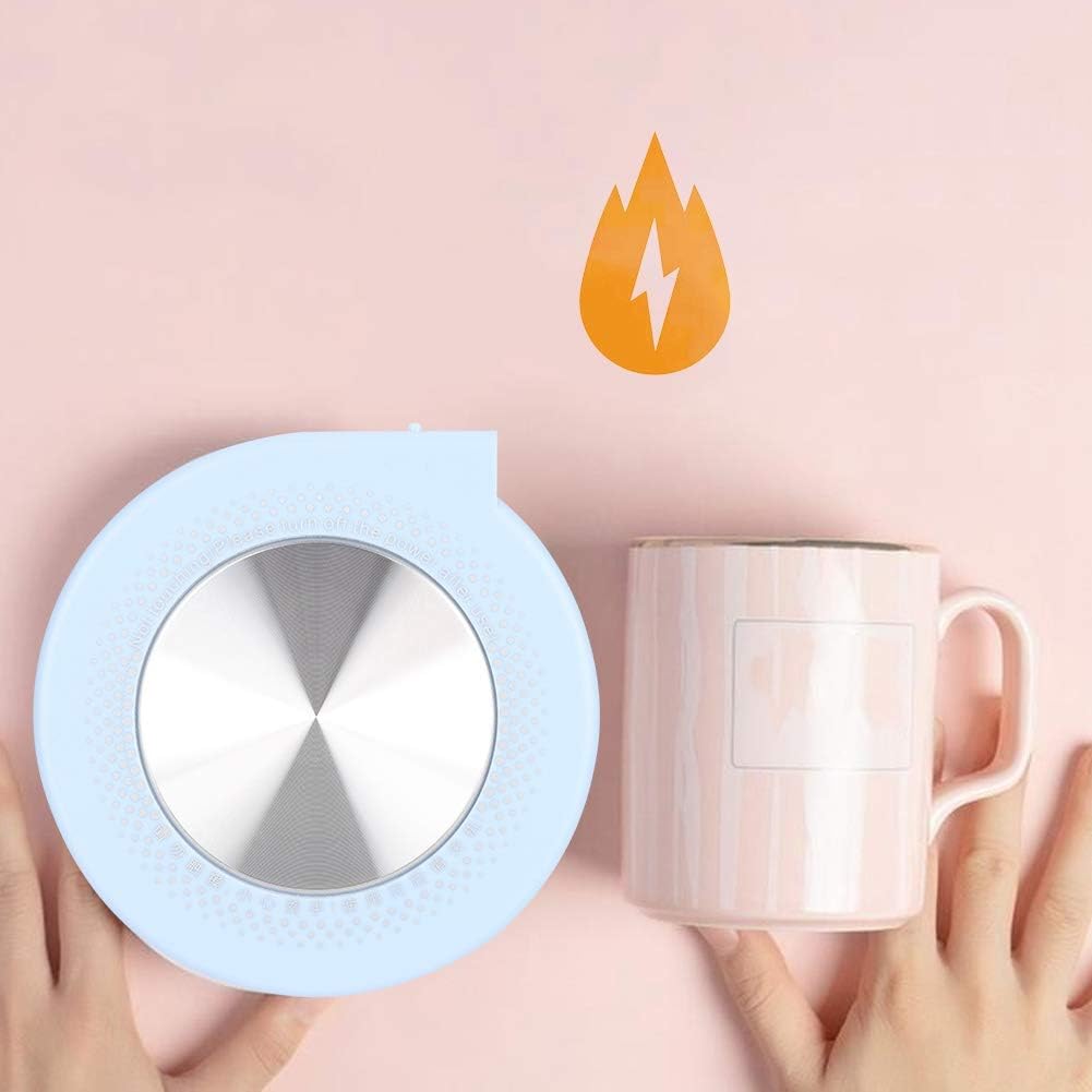 Chauffe Tasse USB 55 ℃ pour Café - Bureau et Maison (Bleu) – Image 5