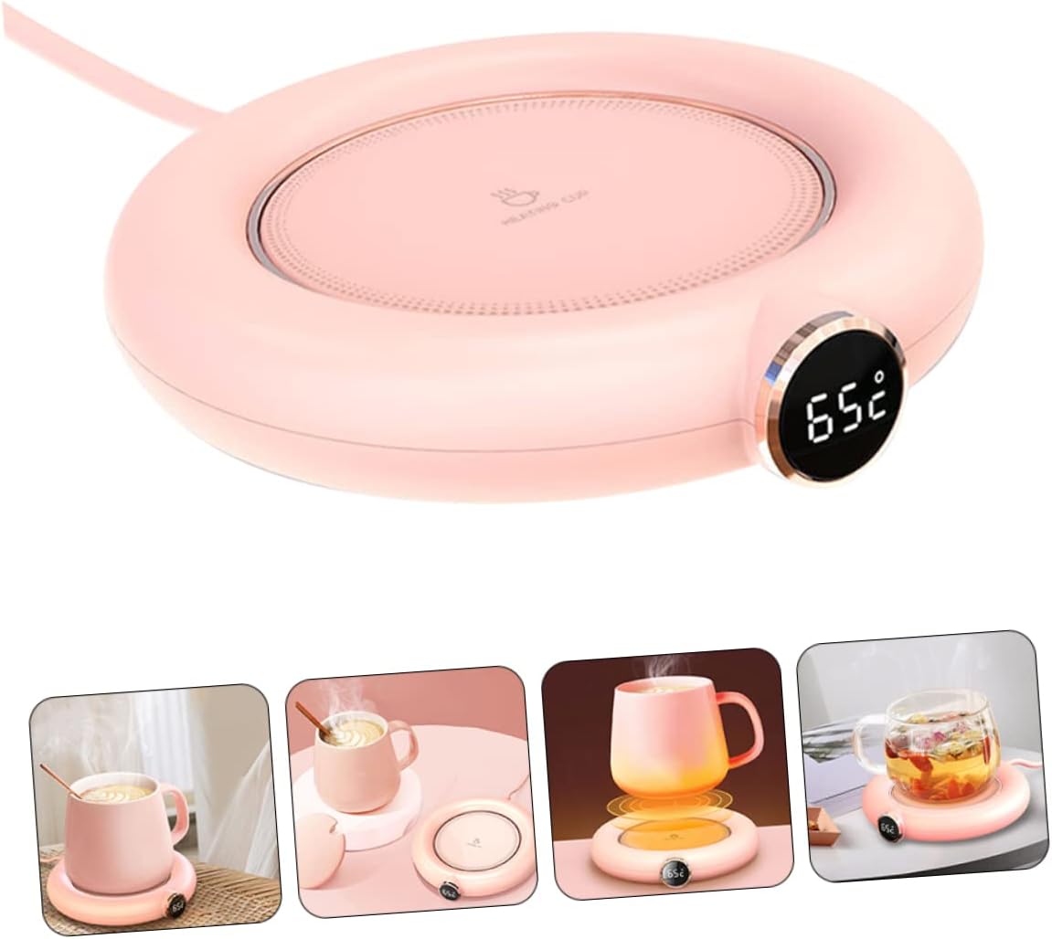 PRETYZOOM Mug Chauffant USB 3 Pièces - Chauffe-Tasse Électrique pour Bureau – Image 2