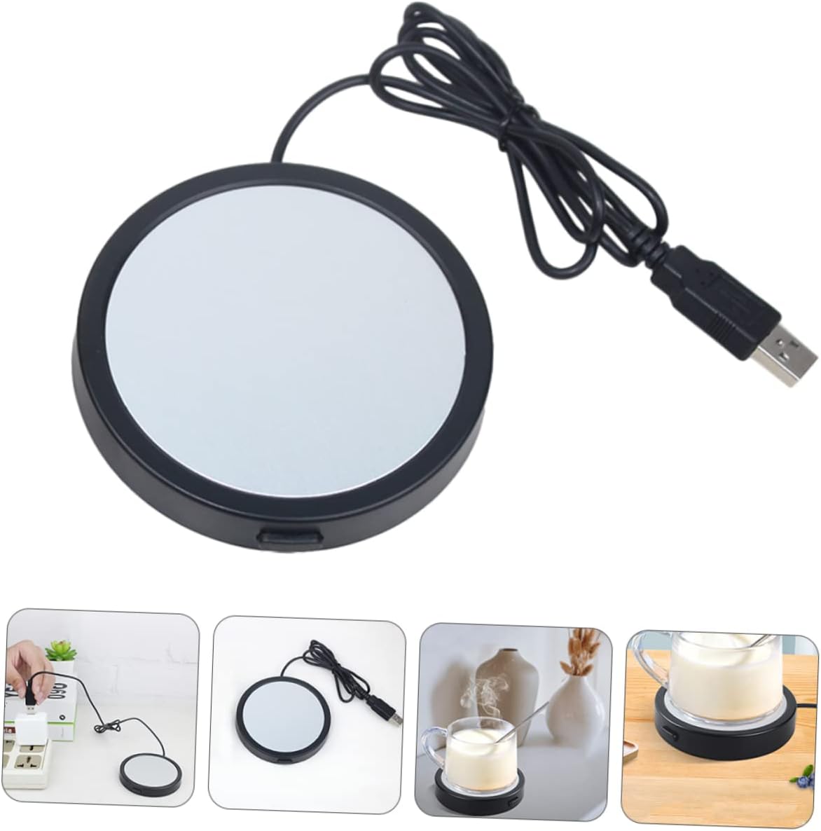 Coussin Chauffant USB pour Tasses et Biberons - Thermostatique Noir – Image 7