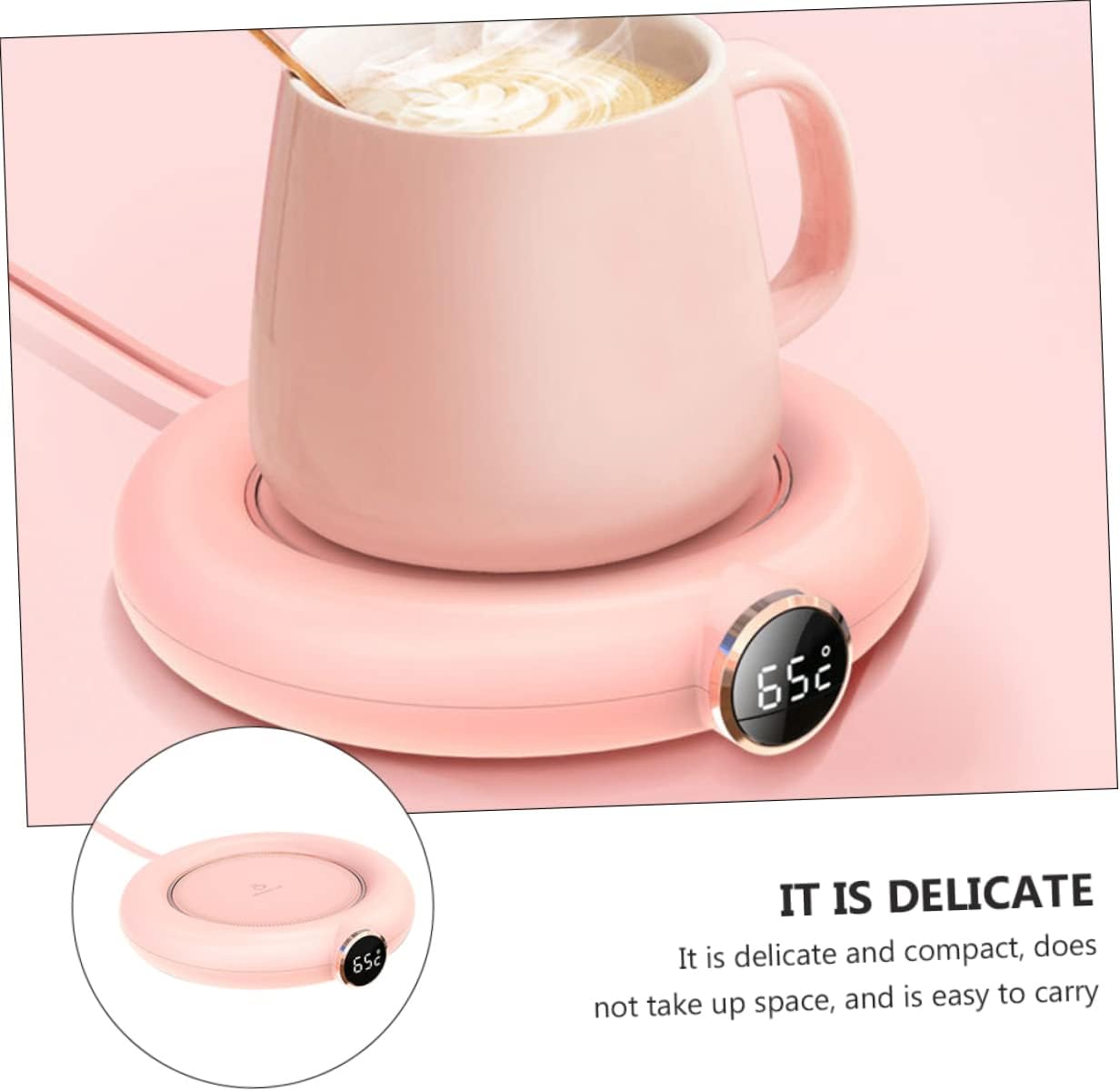 TOPBATHY Chauffe-Tasses USB 3 Pièces Électrique sans Fil – Image 4