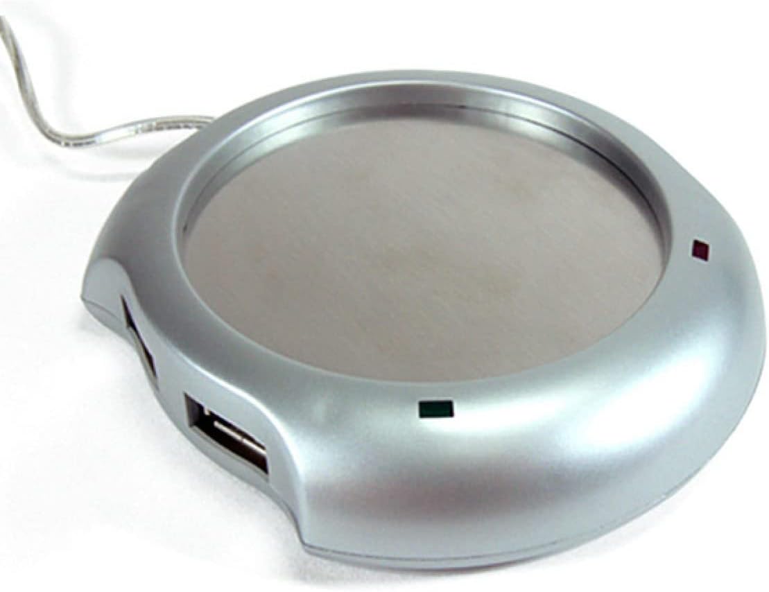 Chauffe-Tasse USB 4 Ports Silver avec Hub USB – Image 5