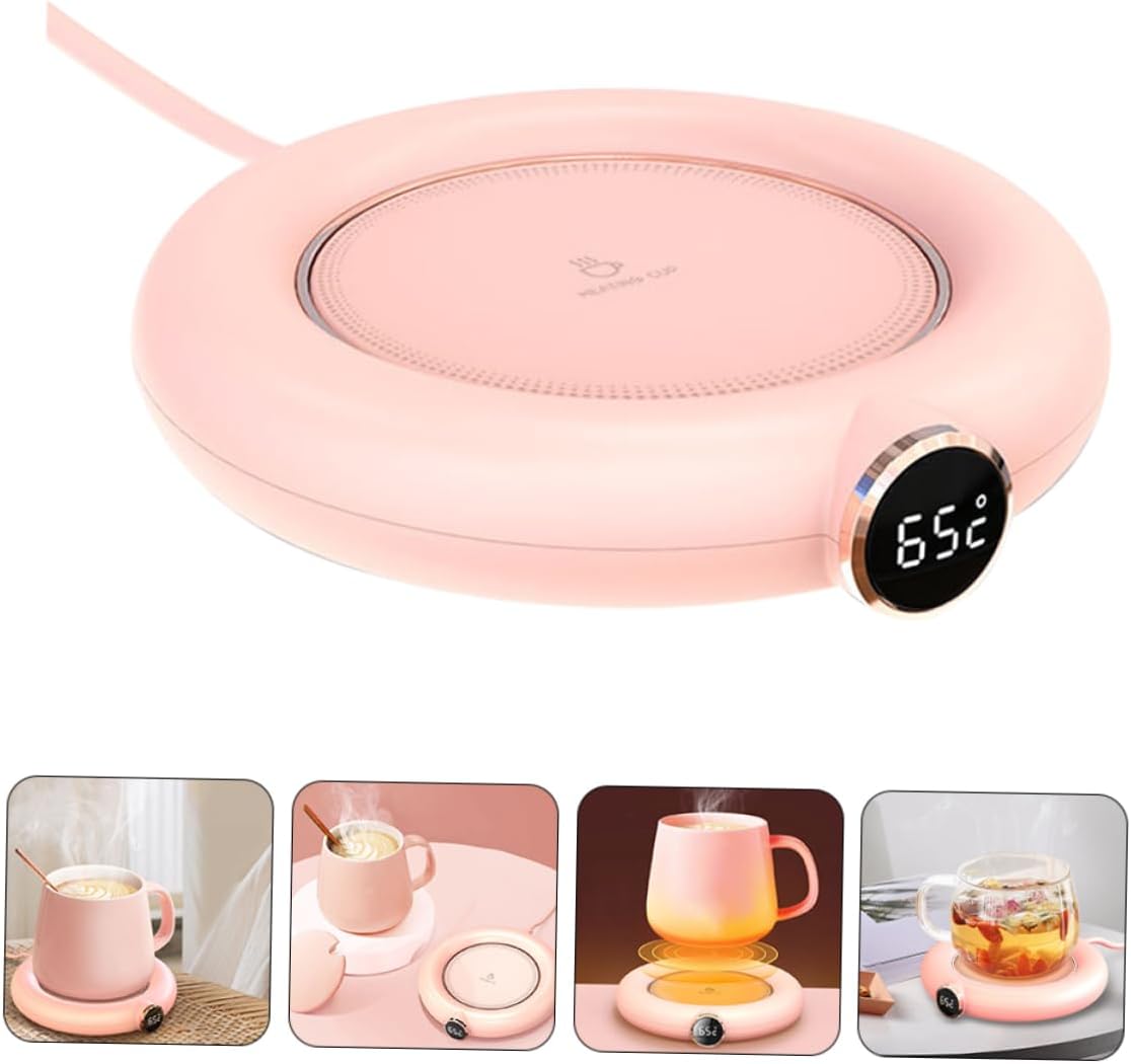 Chauffe-Tasse USB OKUMEYR - Plaque Isolante Rose pour Boissons – Image 8