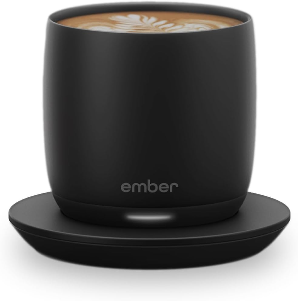 Tasse Intelligente Ember 178 ML avec Affichage LED, Contrôle Température via App, Autonomie 1,5 h, Noir – Image 7
