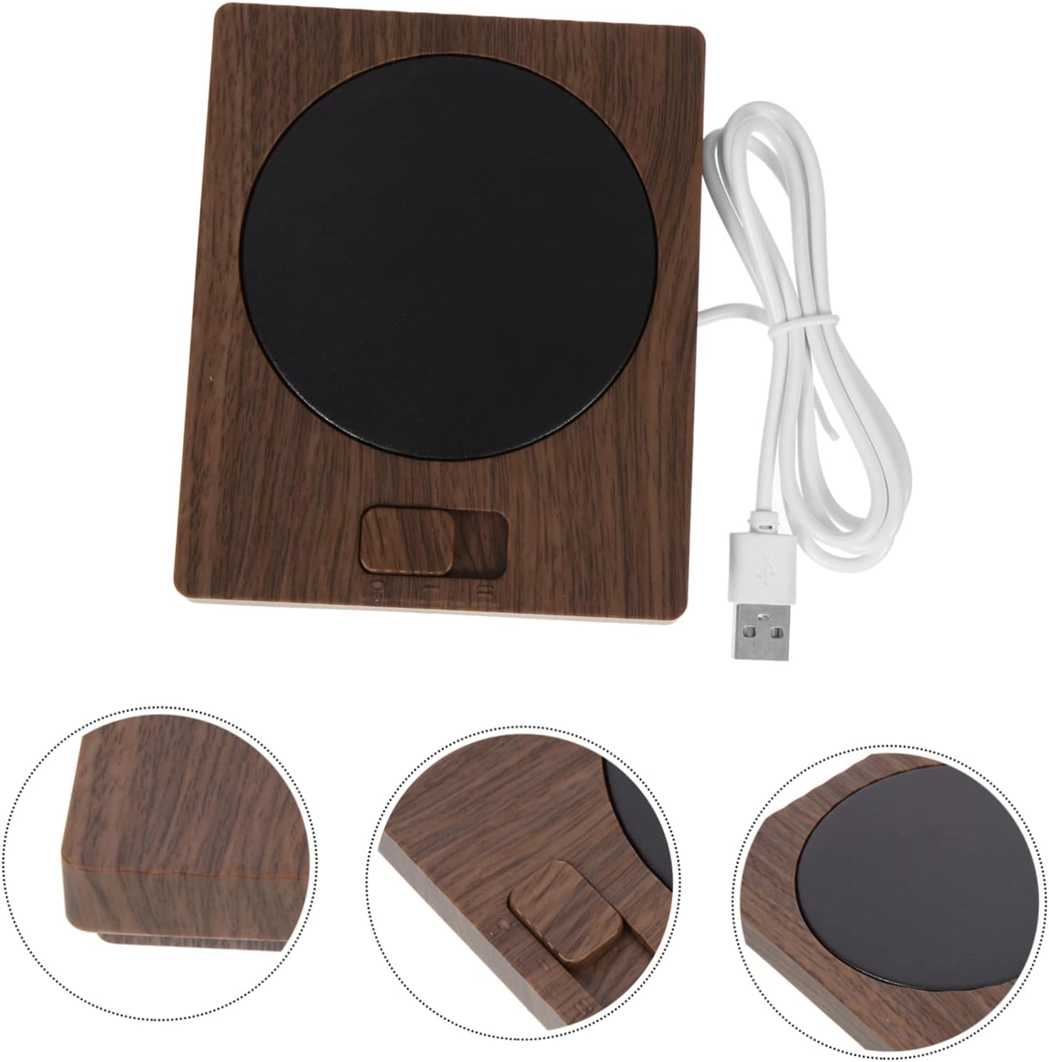 Cabilock Mug Chauffant USB avec Sous-Verre Thermique pour Bureau – Image 2