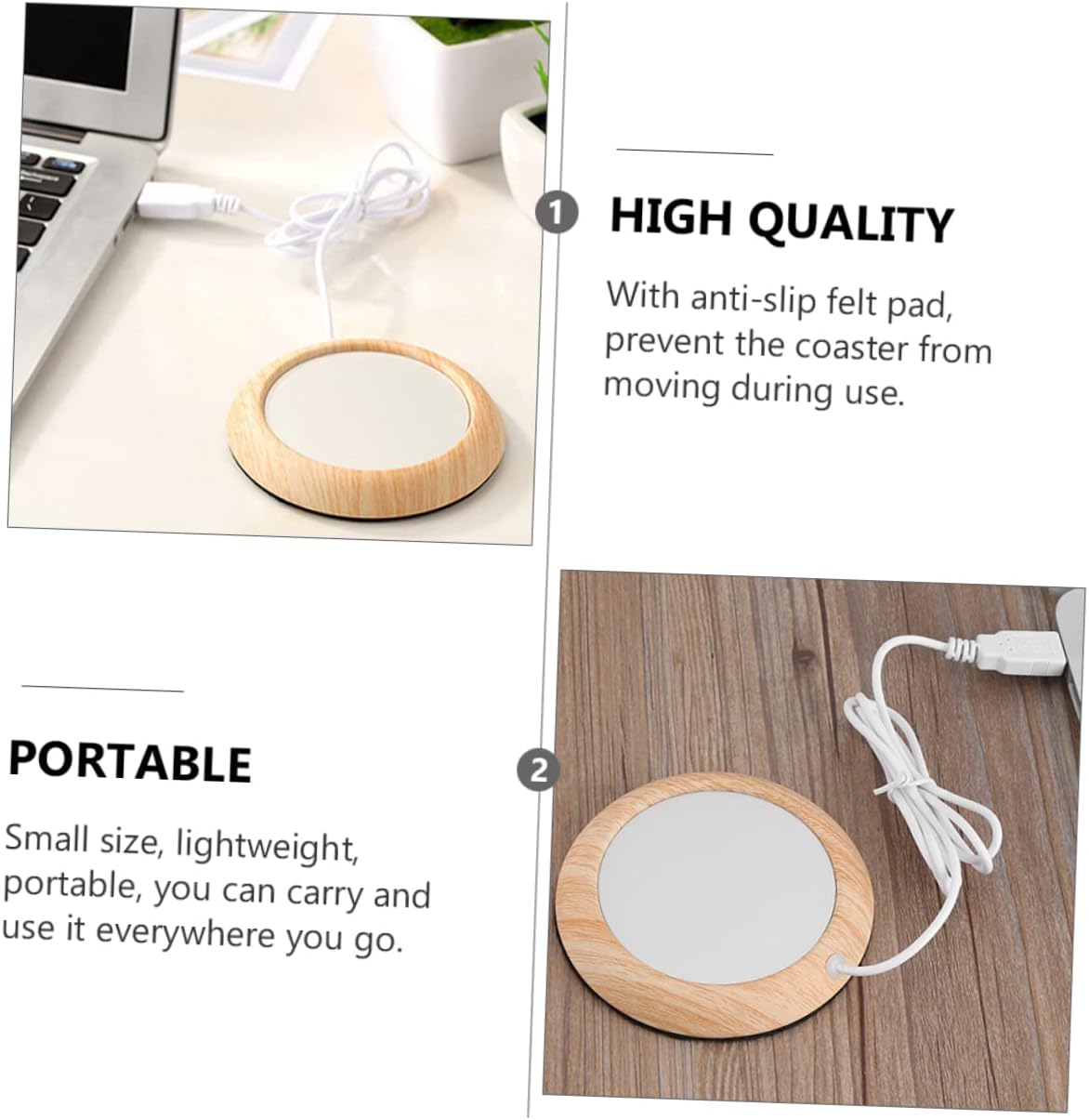 TOPBATHY Coussin Chauffant USB 2 Pièces pour Tasses et Gobelets – Image 6