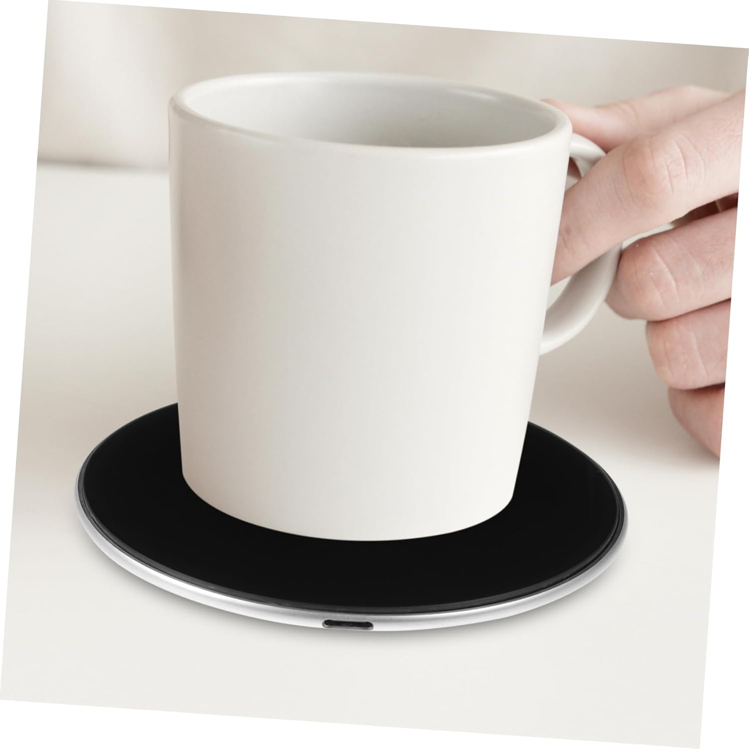 Chauffe-Tasse USB Électrique avec Sous-Verre Thermostatique en Métal pour Thés et Boissons. – Image 7