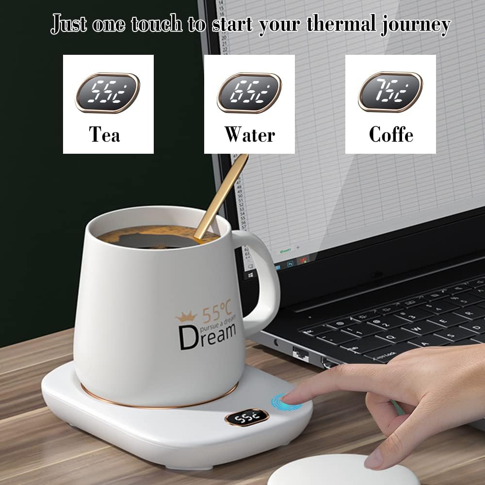 Chauffe Tasse HASAIKA USB avec 3 Températures pour Café, Thé, Lait et Chocolat – Image 4