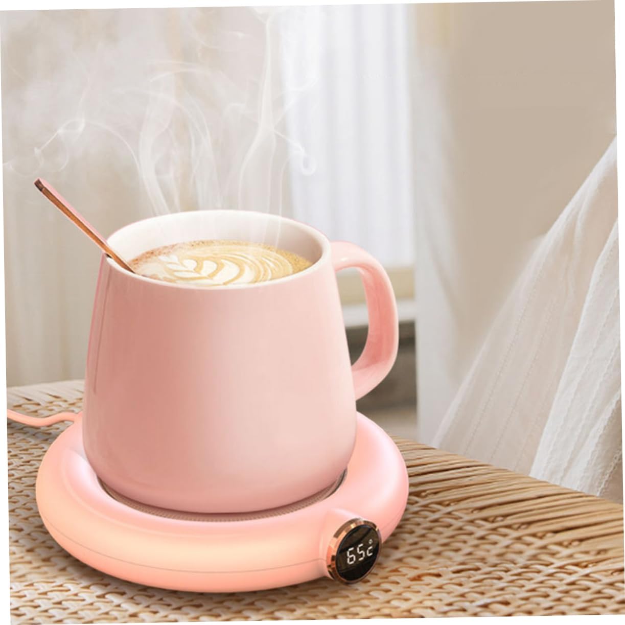 PRETYZOOM Mug Chauffant USB 3 Pièces - Chauffe-Tasse Électrique pour Bureau – Image 6