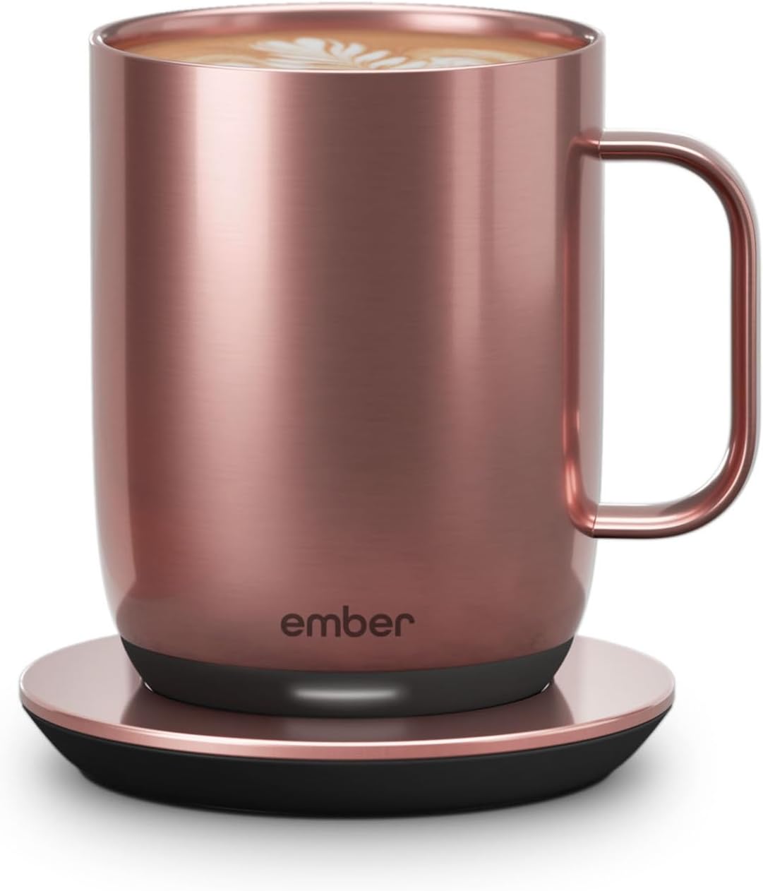 Tasse intelligente Ember 295 ml, contrôle température LED, autonomie 1,5 h, rose doré. – Image 7
