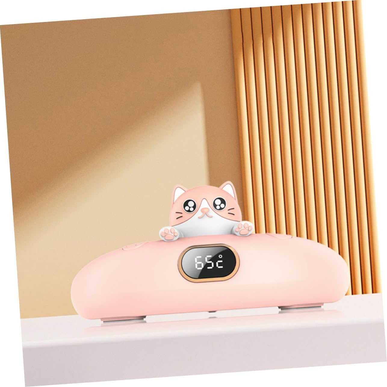 Tapis Chauffant USB pour Tasses - Dessous de Verre Rose – Image 2