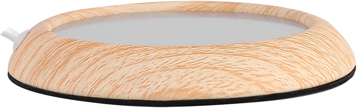 Chauffe-tasse USB en bois grain de noyer - Mug mat à café/thé – Image 6