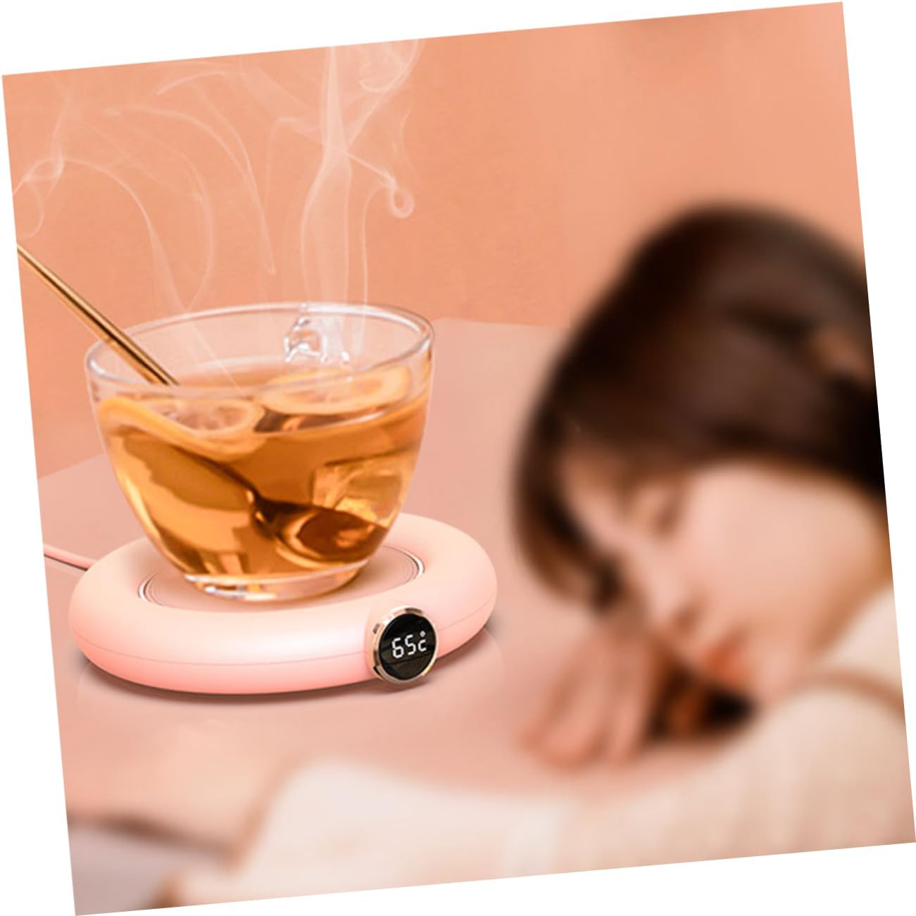 PRETYZOOM 2 Pièces - Sous-Verre Chauffant USB pour Tasses et Théières – Image 3