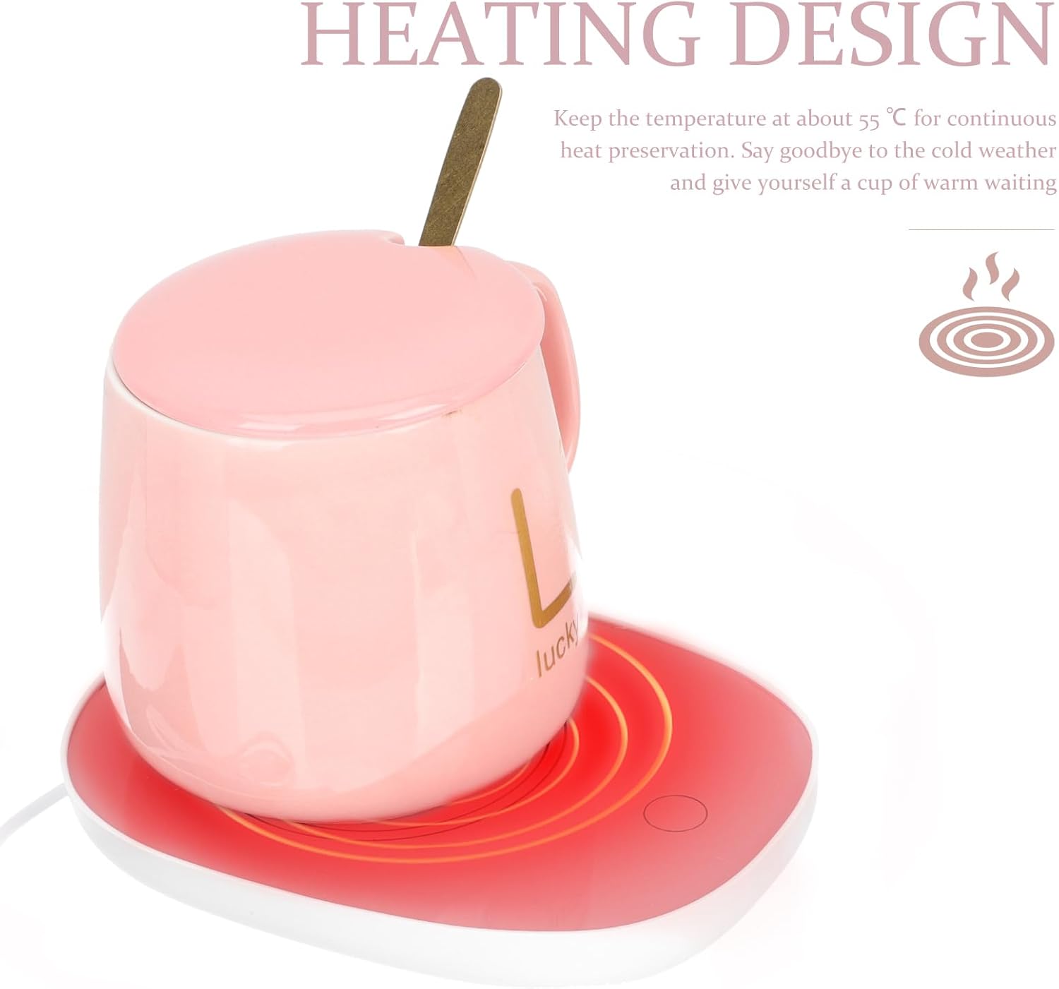 BESTonZON Chauffe-Tasse Électrique USB - Ensemble de Bureau – Image 5