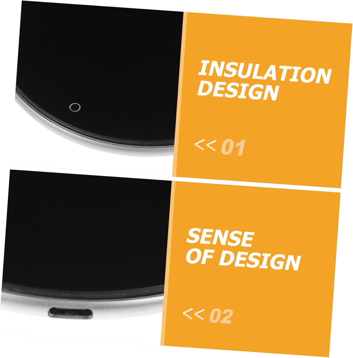 Chauffe-Tasse USB Électrique avec Sous-Verre Thermostatique en Métal pour Thés et Boissons. – Image 6