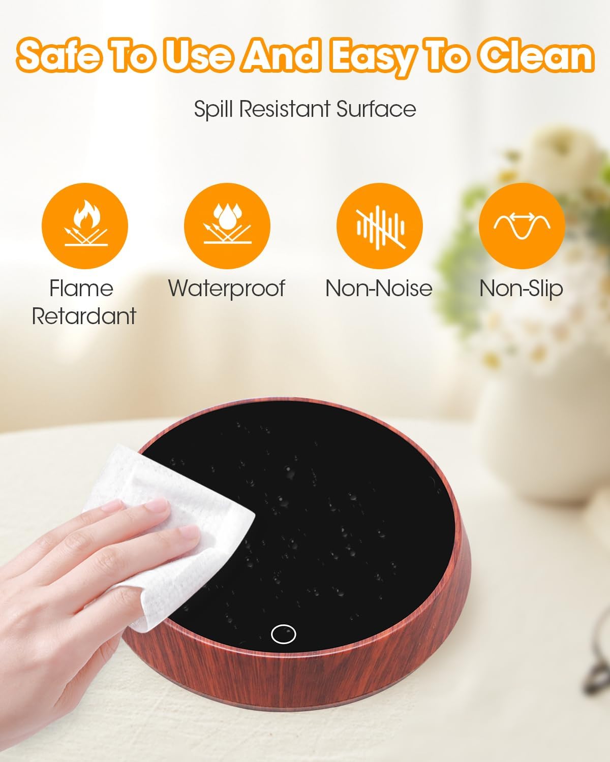 Chauffe-tasse électrique avec 3 températures, détection de gravité et arrêt automatique. – Image 8