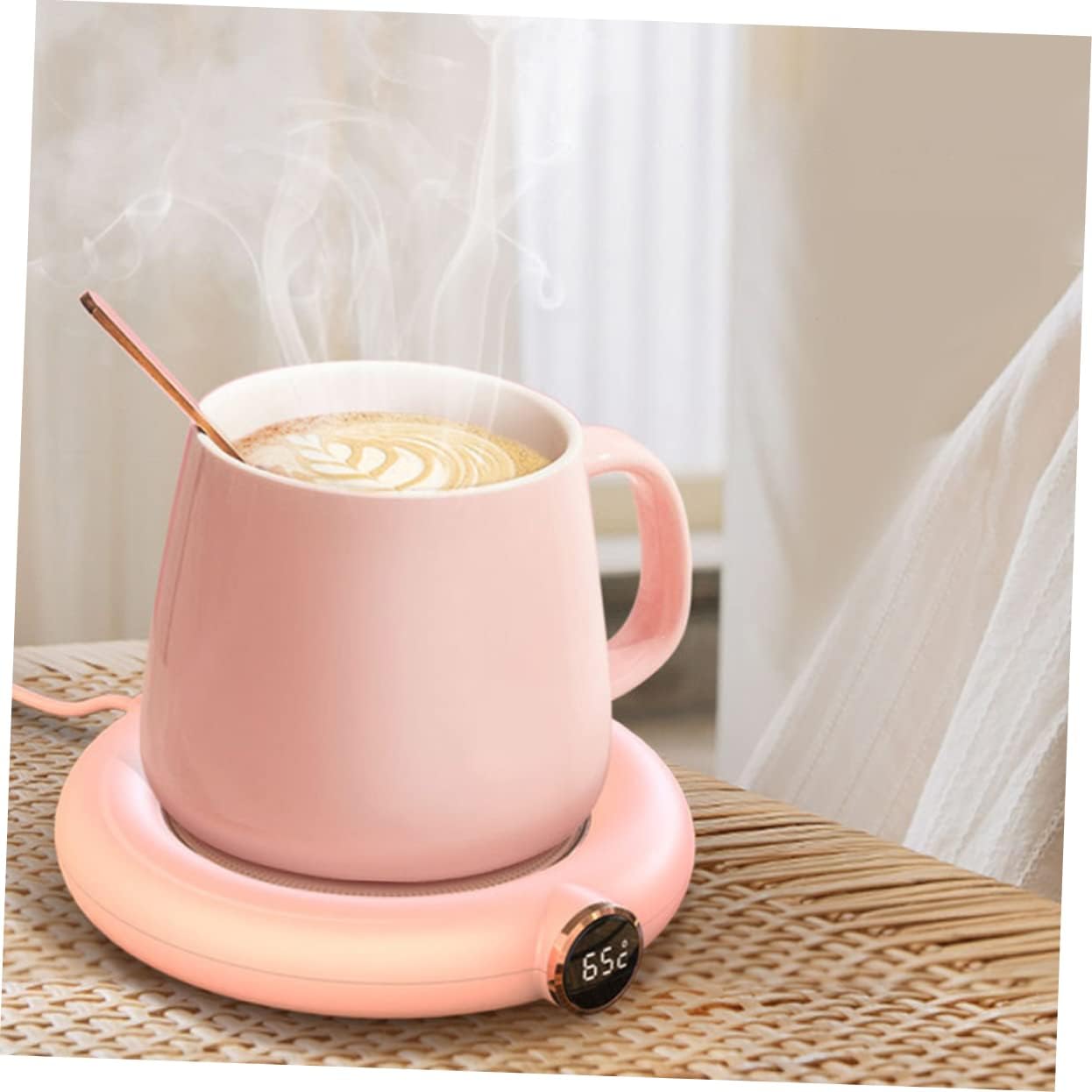 PRETYZOOM 2 Pièces - Sous-Verre Chauffant USB pour Tasses et Théières – Image 2