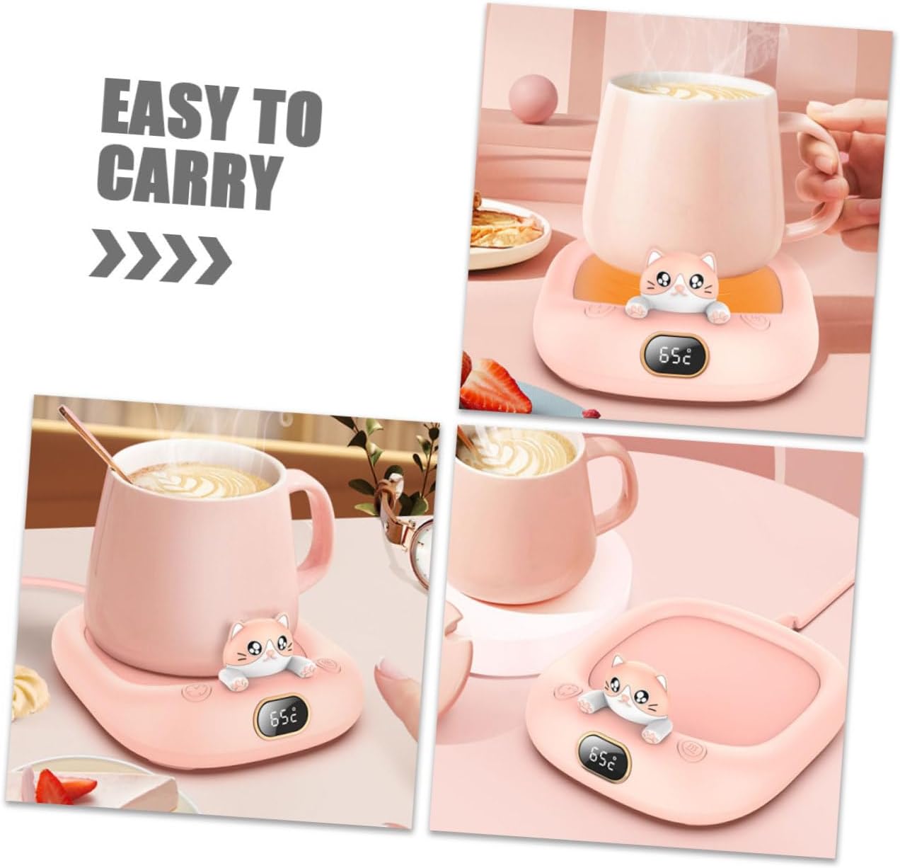 TOPBATHY Plateau Chauffant USB Réutilisable pour Mug - Chauffage Constant – Image 4