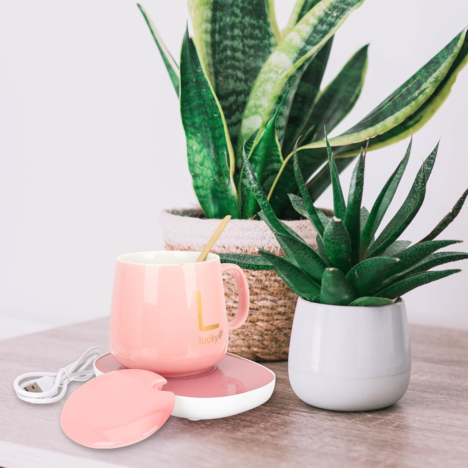 BESTonZON Chauffe-Tasse Électrique USB - Ensemble de Bureau – Image 9