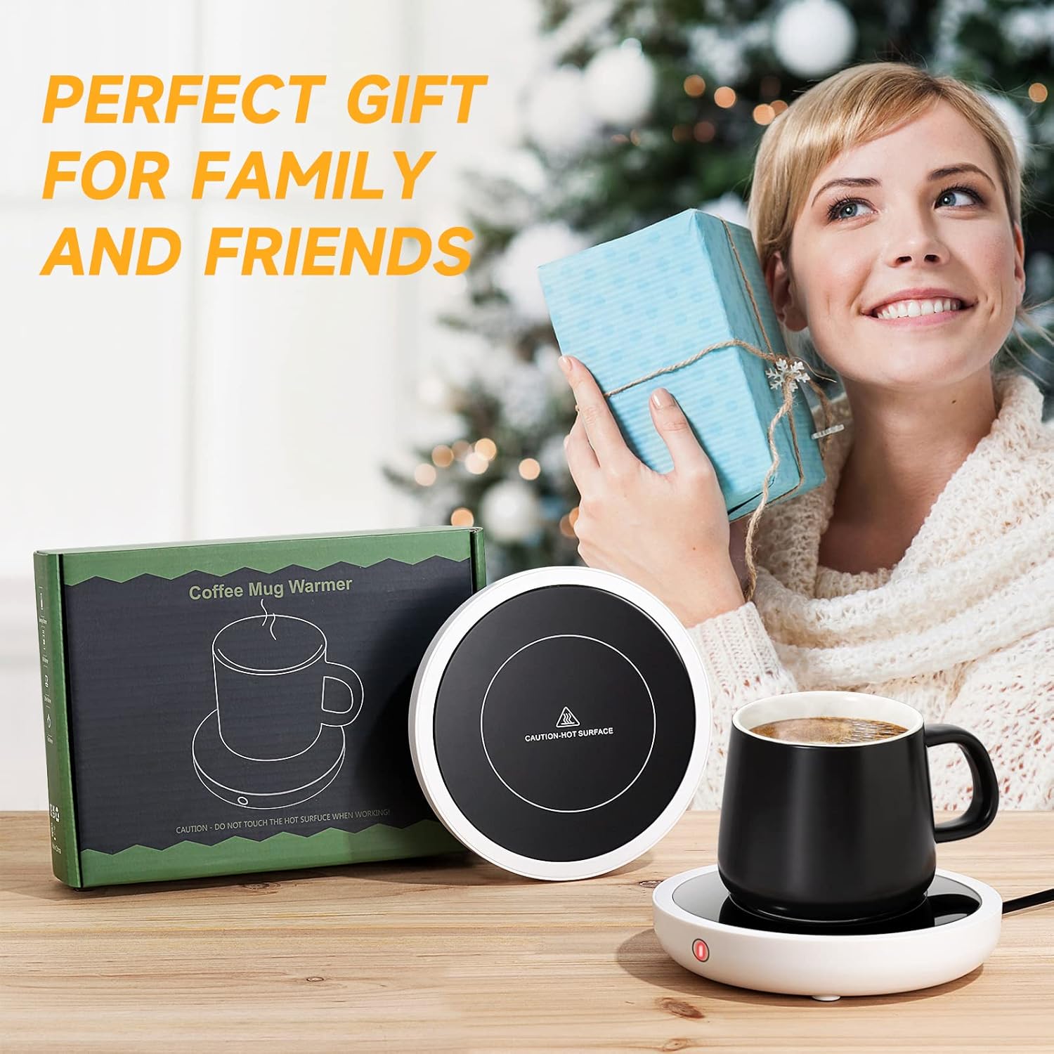 Chauffe-tasse USB électrique avec arrêt automatique - Idéal pour café, thé et autres boissons. – Image 9