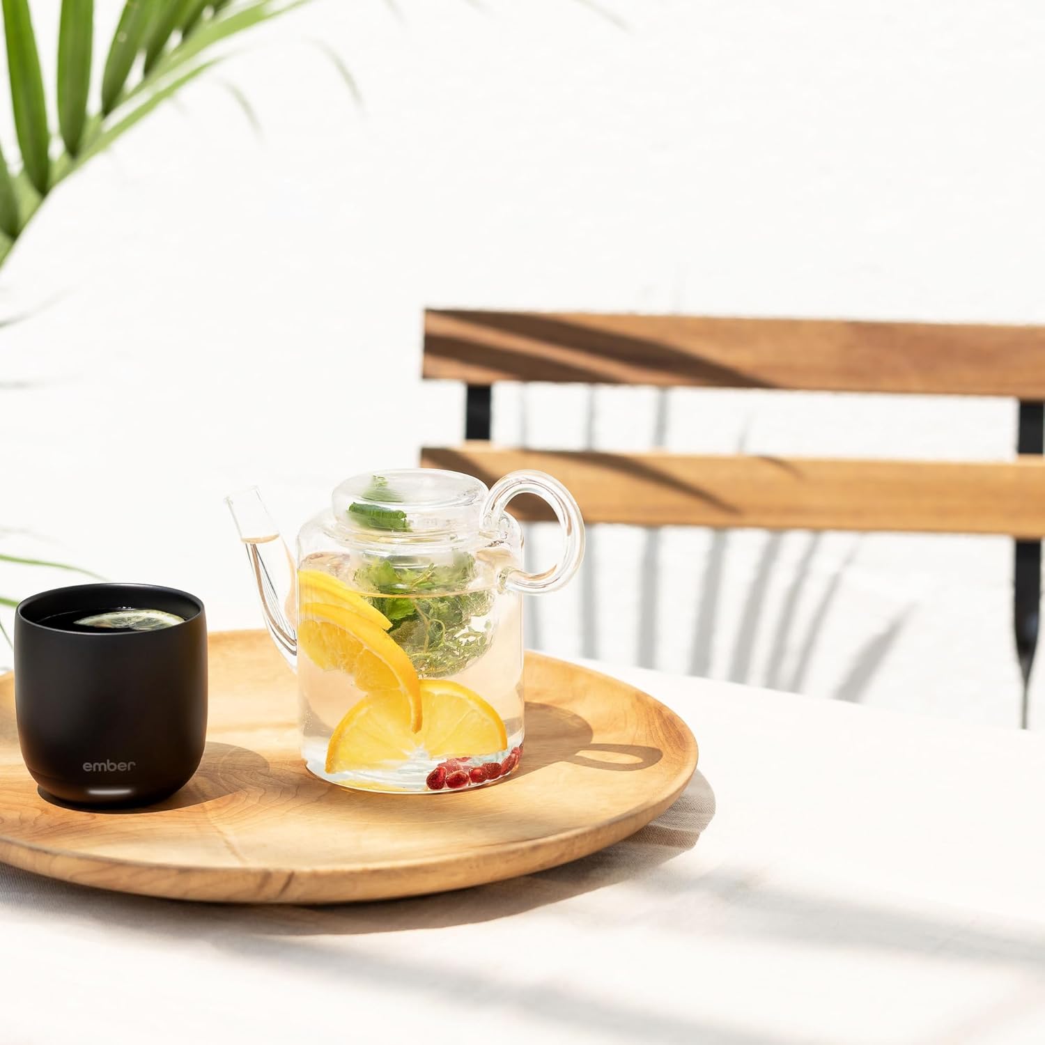 Tasse Intelligente Ember 178 ML avec Affichage LED, Contrôle Température via App, Autonomie 1,5 h, Noir – Image 3