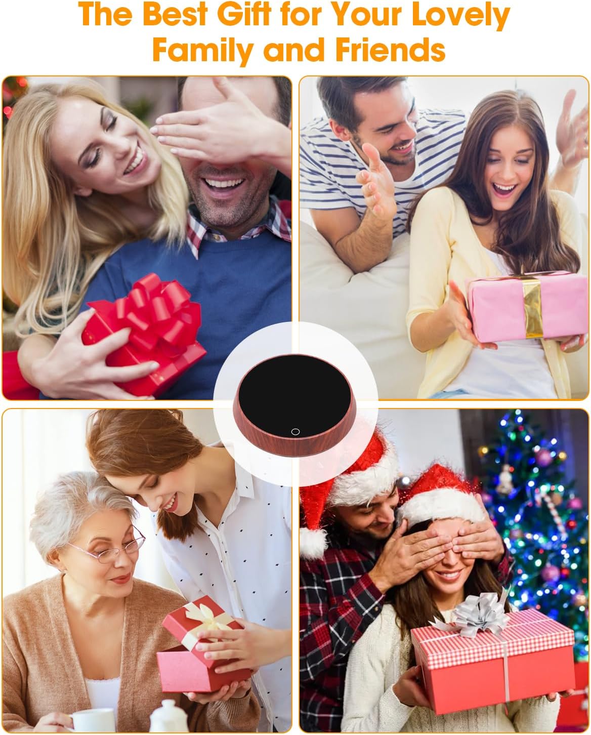 Chauffe-tasse électrique avec 3 températures, détection de gravité et arrêt automatique. – Image 7