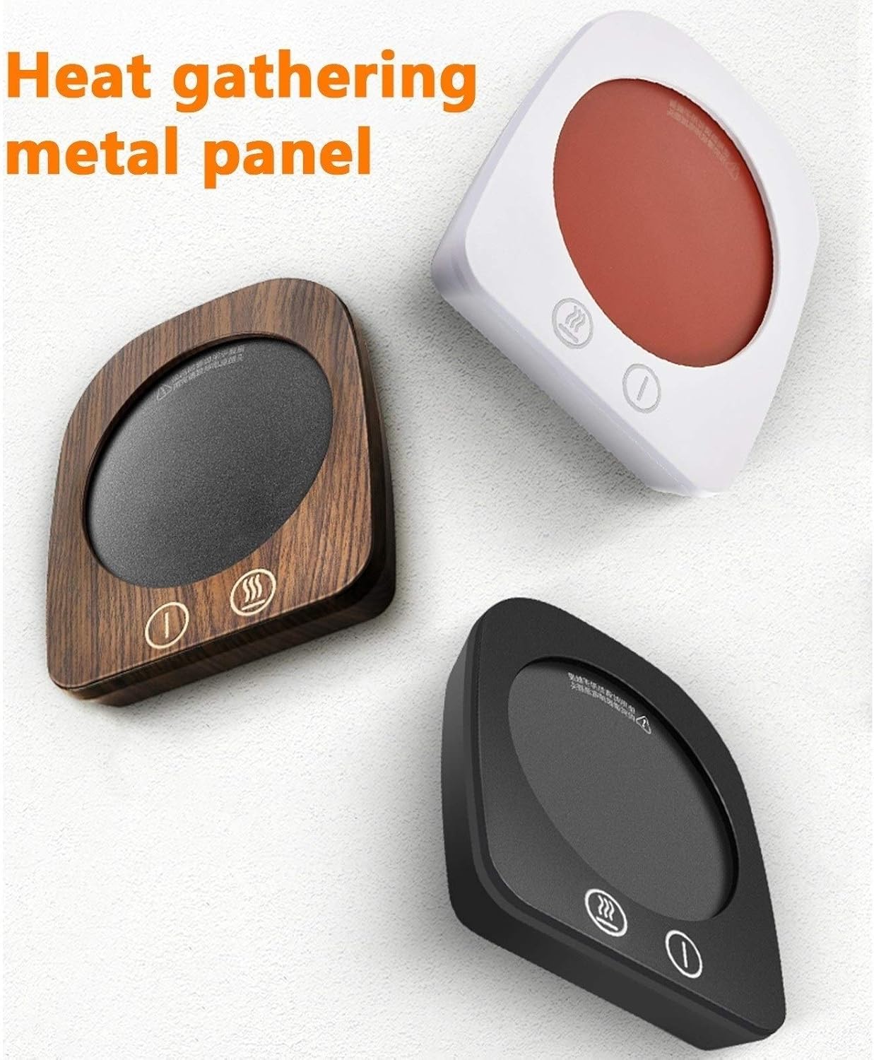 Chauffe-tasse Électrique 20W avec Mug en Verre – Réchauffe Café, Lait et Thé (Noir) – Image 2