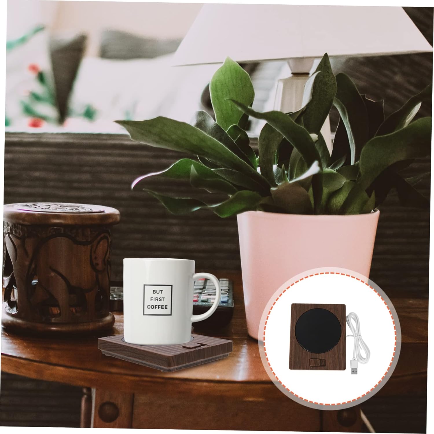 Mug Chauffant USB 3 Pièces - Sous-Verre Thermostatique pour Café et Lait – Image 6