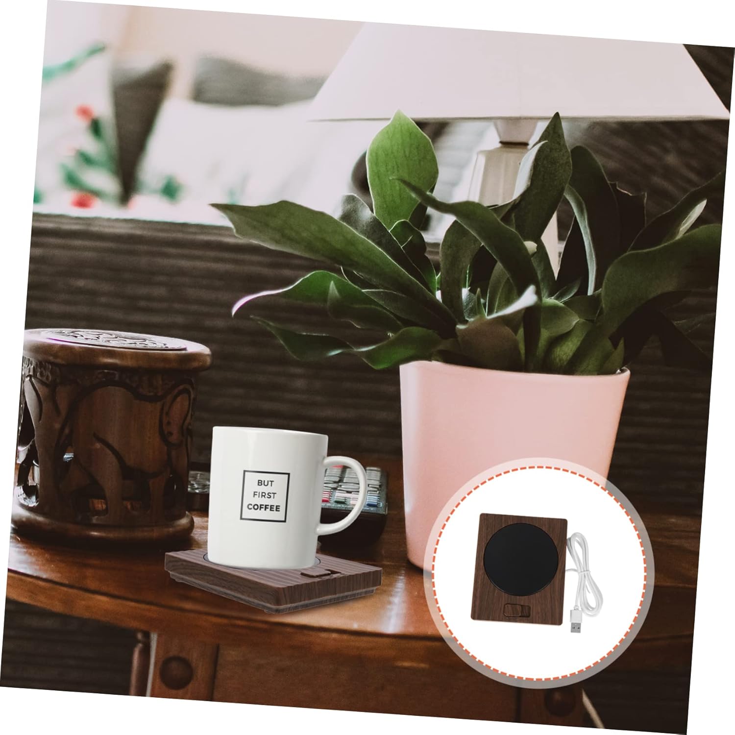 MUG THERMOSTATIQUE USB MAGICLULU - 2 Pièces Chauffe-Tasse Pour Bureau – Image 7