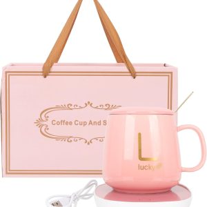 BESTonZON Chauffe-Tasse Électrique USB - Ensemble de Bureau