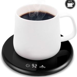 Chauffe-Tasse Électrique Intelligent avec Écran LED et Températures Réglables pour Café et Lait