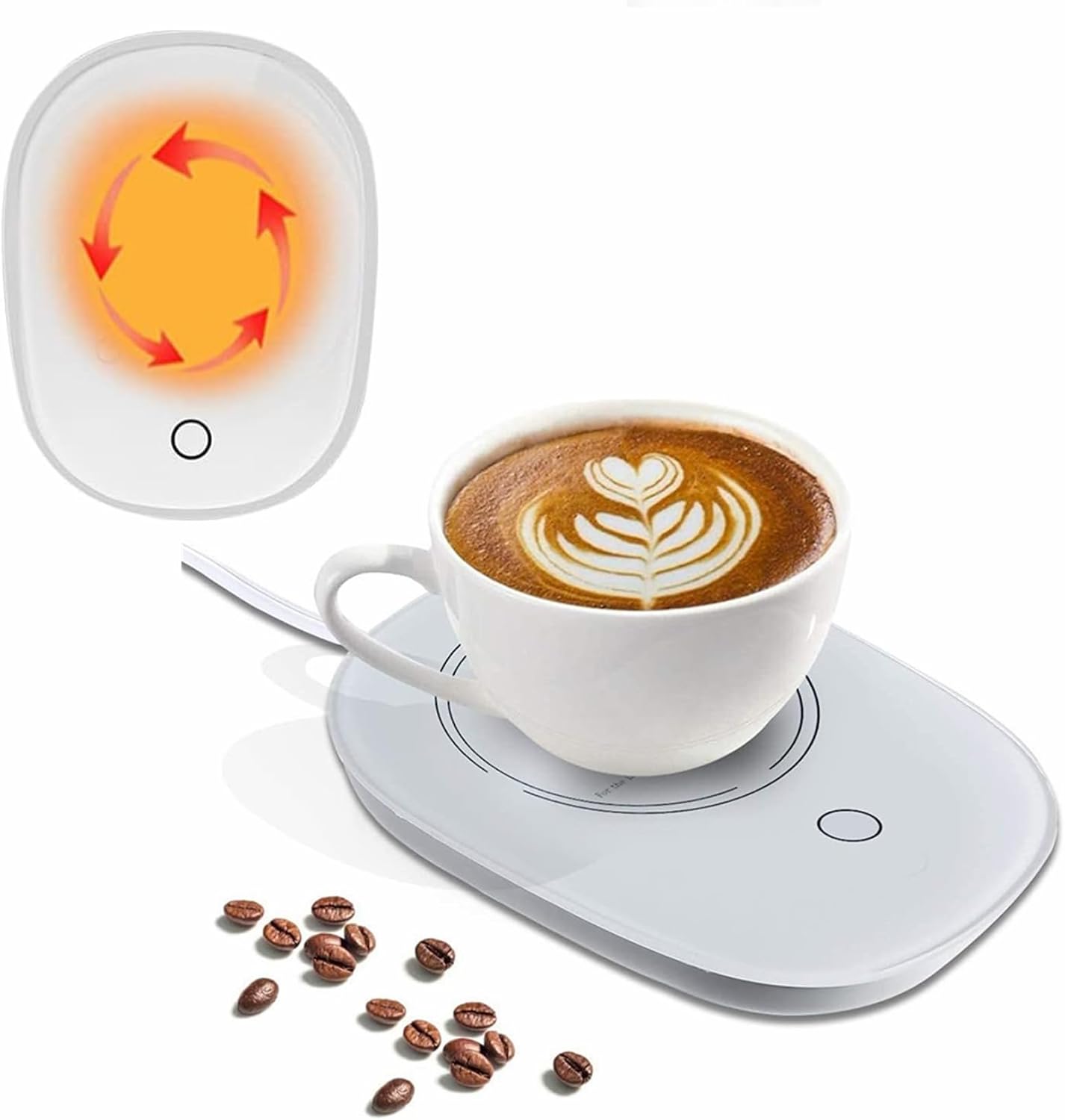 Chauffe-Tasse Électrique USB TUKNN – Idéal pour Café, Thé et Lait en Hiver