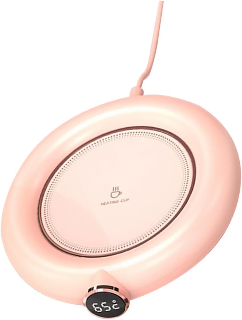 Chauffe-Tasse USB Électrique GREENADSCAPE - Coaster Thermique Rose