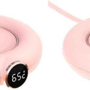 MAGICLULU Mug Chauffant USB 2 Pièces - Thermostat Intelligent, Rose