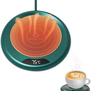 Mug Chauffant Électrique avec 3 Températures et Arrêt Automatique pour Café, Thé, Lait et Cacao