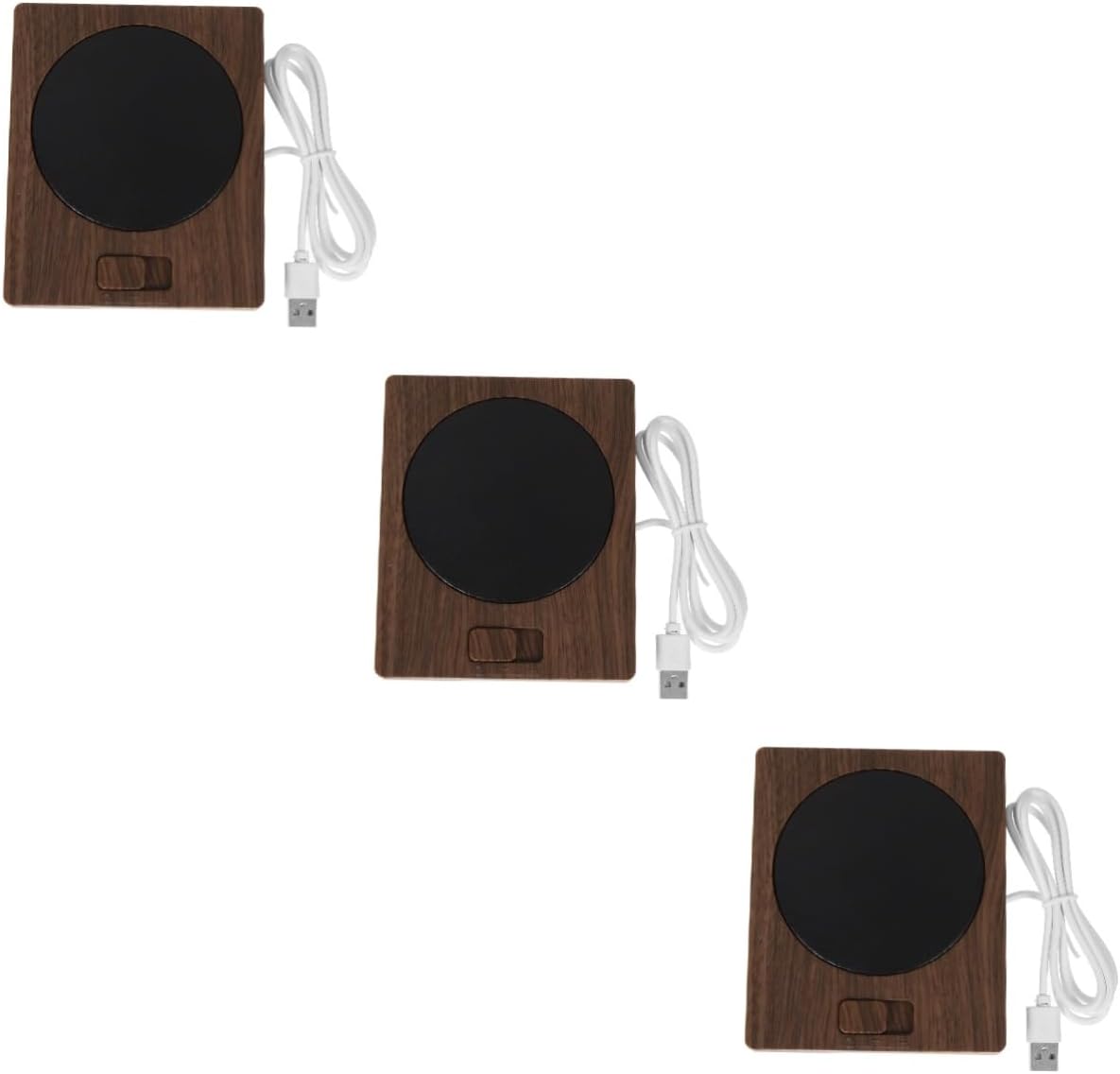 Mug Chauffant USB 3 Pièces - Sous-Verre Thermostatique pour Café et Lait