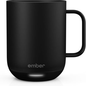 Mug Ember Smart 2 Noir 295 ml - Contrôle Température App, 1,5h Autonomie