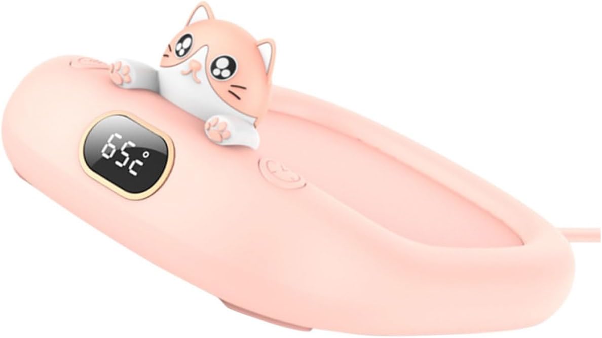 Tapis Chauffant USB pour Tasses - Dessous de Verre Rose