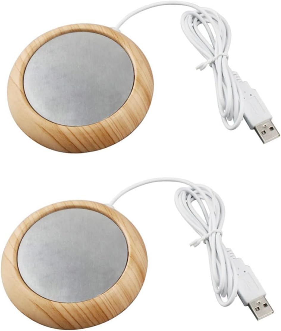 Tasse Chauffante USB - 2 Pièces pour Bureau et Café