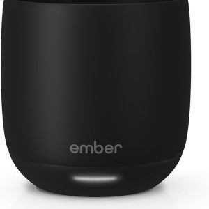 Tasse Intelligente Ember 178 ML avec Affichage LED, Contrôle Température via App, Autonomie 1,5 h, Noir