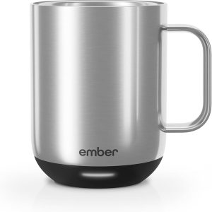 Tasse Intelligente Ember 295 ml : Contrôle Température, Affichage LED, Autonomie 1,5 h